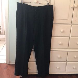 Zandello 40L cuffed lined trousers in black